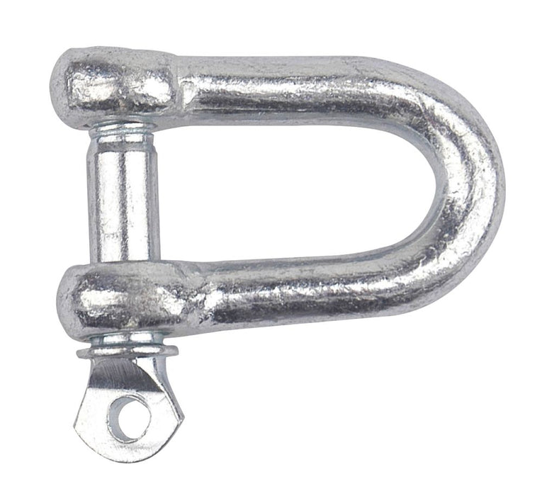 Diall M12 D-Shackles Zinc-Plated 10 Pack