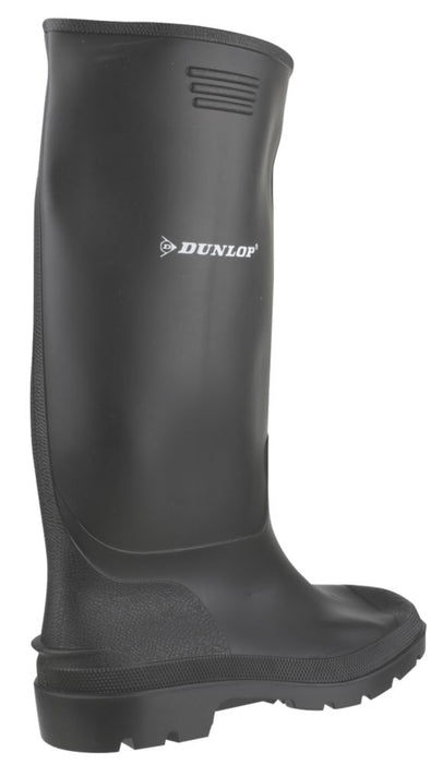 Dunlop Pricemaster 380PP Metal Free  Non Safety Wellies Black Size 9