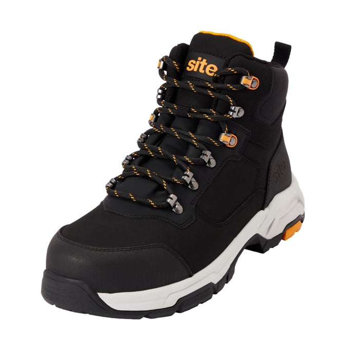 Site Stornes   Safety Boots Black Size 8