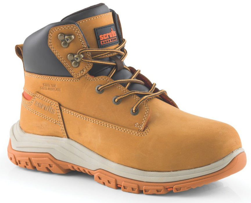 Scruffs Ridge   Safety Boots Tan Size 10
