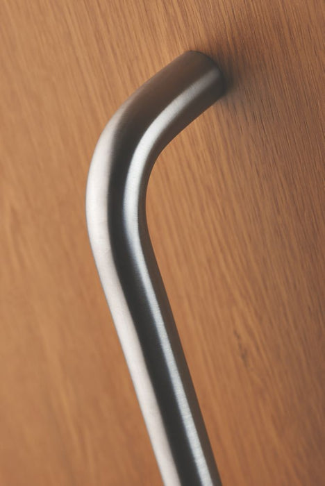 Eurospec Fire Rated D Pull Handle Satin Stainless Steel 19mm x 169mm