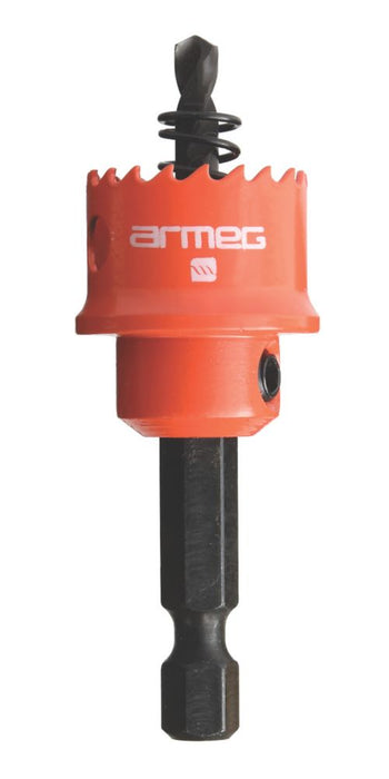 Armeg Acceler8 Scie-cloche pour tôle d'acier 20mm