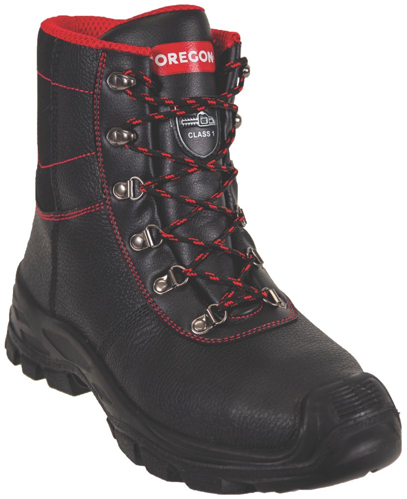 Oregon Sarawak Safety Chainsaw Boots Black Size 47 Screwfix EU