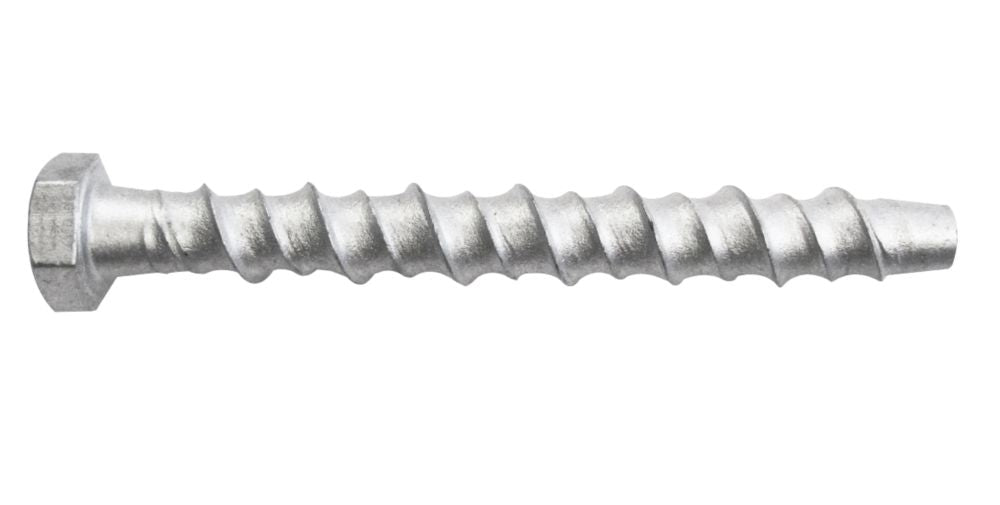 Pernos de mampostería de acero zincado Rawlplug LX, 10 mm x 90 mm, pack de 10