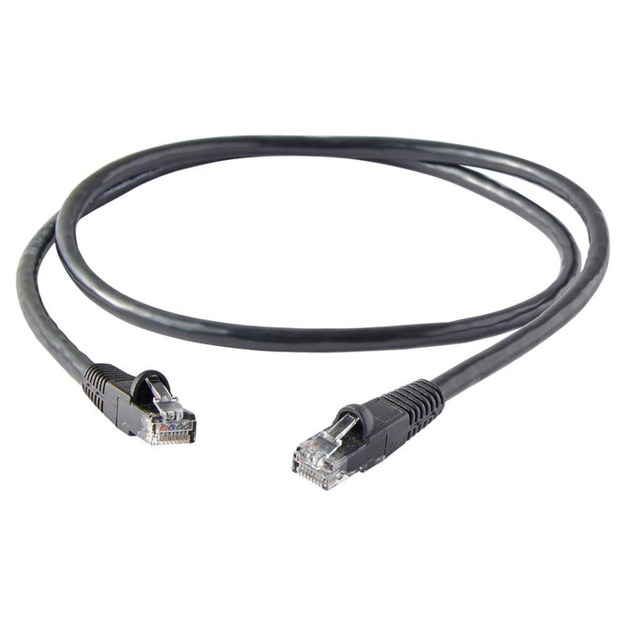 Black Unshielded RJ45 Cat 6 Ethernet Cable 1m