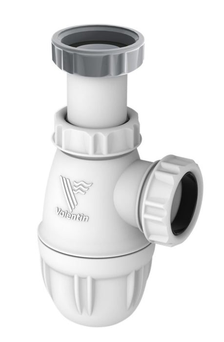 Valentin  Adjustable Basin Siphon White 32mm