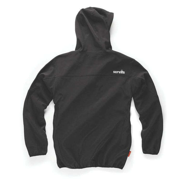 Scruffs T54852, chaqueta de trabajo softshell, negro, talla L (pecho 46")