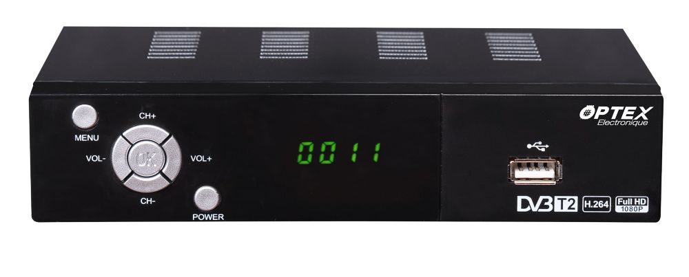 Optex - Receptor sintonizador individual DVB-T, terrestre
