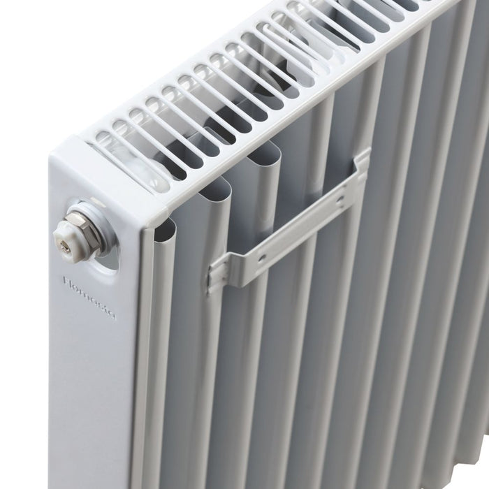 Radiateur eau chaude à simple panneau Flomasta type 11 500 x 400mm blanc