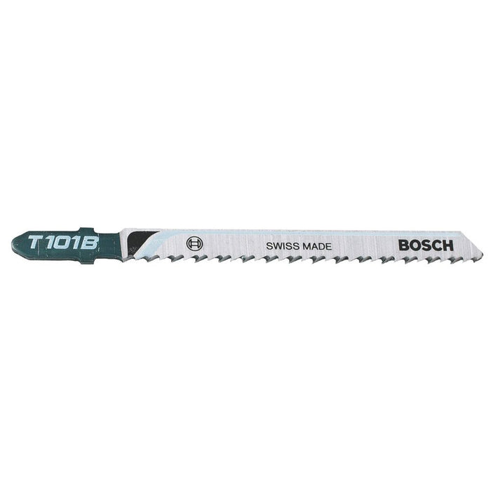 Bosch  T101B Softwood & Plywood Jigsaw Blades 100mm 5 Pack