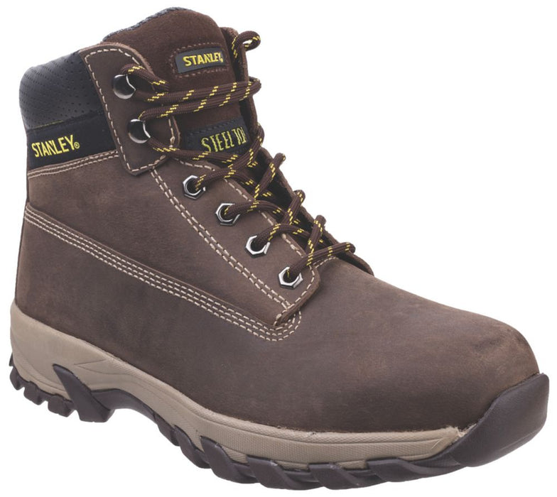 Stanley Tradesman   Safety Boots Brown Size 8