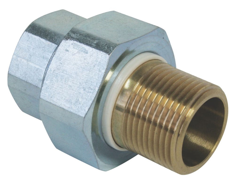 Somatherm Brass BSP Equal Female Coupler 2027 - 34" — Screwfix EU