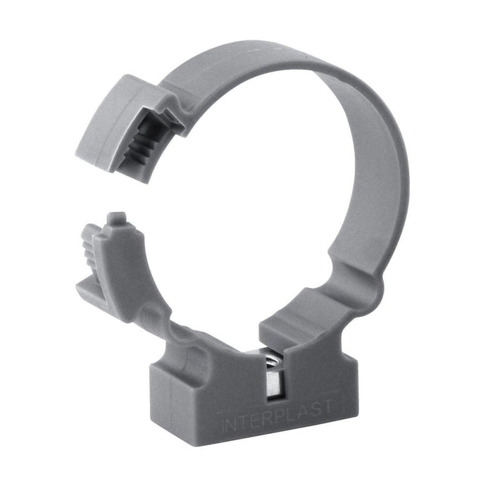 Fitt Clip-On 1-Piece Clamps Grey 32mm 10 Pack