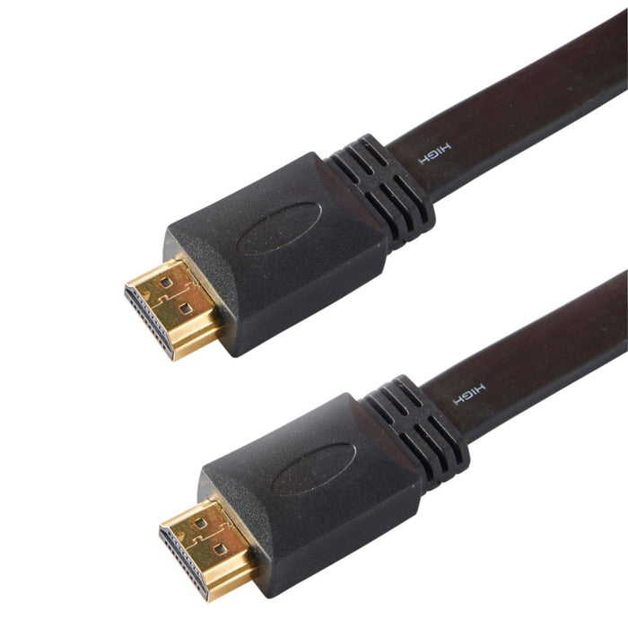 Cable HDMI con clavija dorada en ángulo, 4K, 10 m