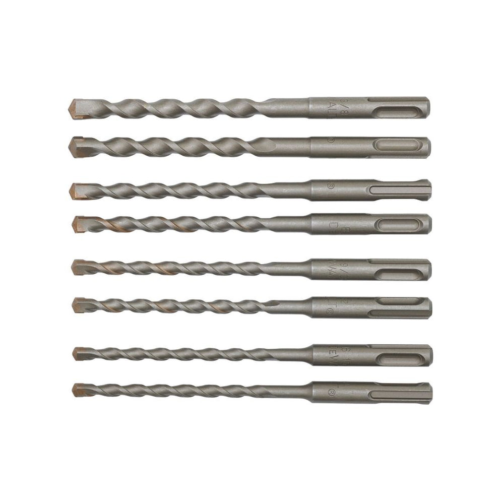 DeWalt SDS Plus Shank Masonry Drill Bit Set 8 Pcs — Screwfix EU