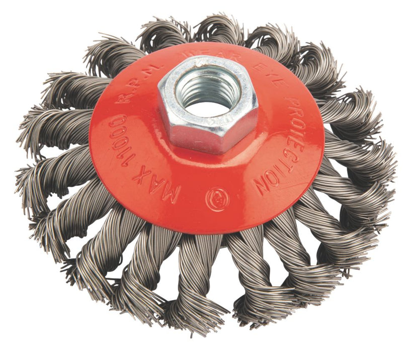 Twisted Knot Wire Brush 100mm