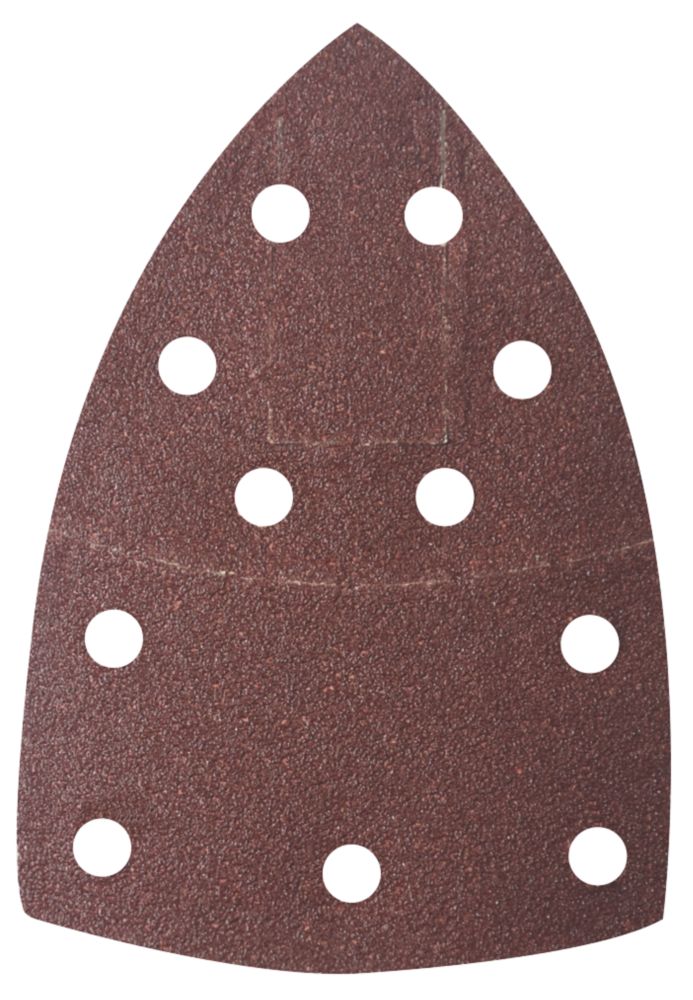 Sanding Sheet Punched 150 x 100mm 80 Grit 5 Pack — Screwfix EU