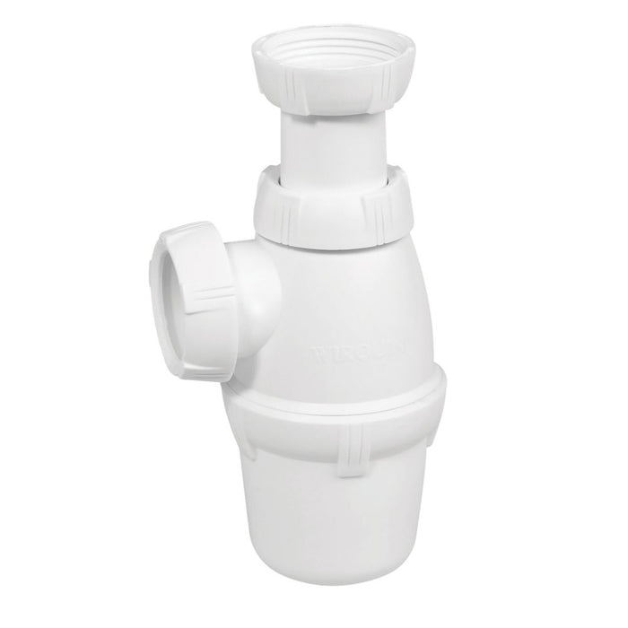 Wirquin  Adjustable Basin Trap White 32mm