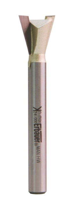 Erbauer Fraise à toupiller en queue d'aronde 14° à tige ¼" 12,7 x 12,7mm
