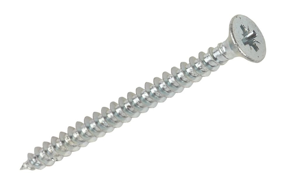 Tornillos autorroscantes multiuso PZ de doble avellanado Silverscrew, 4 mm x 30 mm, pack de 200