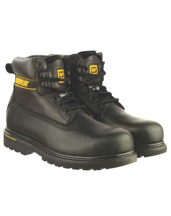 CAT Holton   Safety Boots Black Size 8