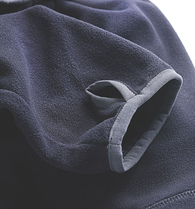 Bluza z mikropolaru zakładana przez głowę Site Beech czarna XL obwód klatki piersiowej 122 cm