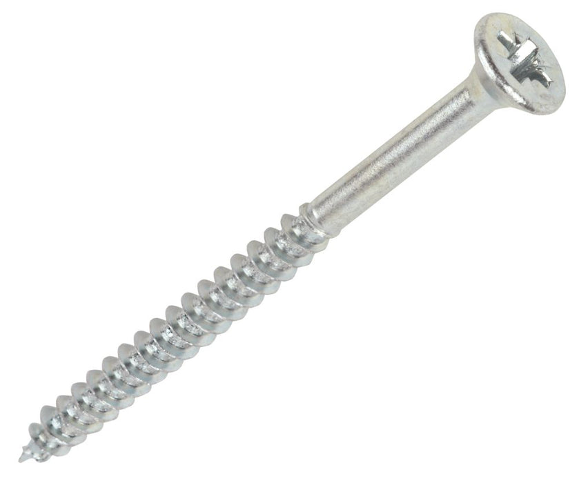Silverscrew  PZ Double-Countersunk Self-Tapping Multipurpose Screws 6mm x 70mm 100 Pack