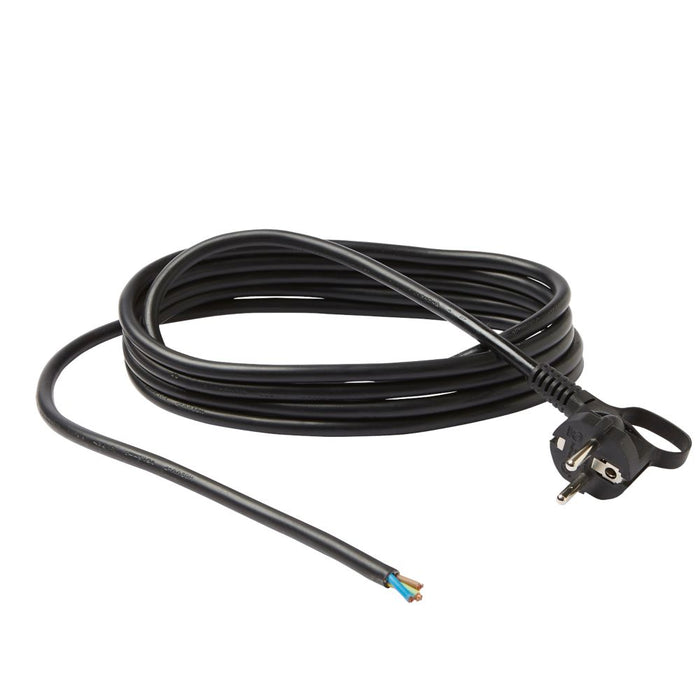 Cable H05VVF para aparato con toma de tierra, 3G, 1,5mm², 16 A, 3m, negro