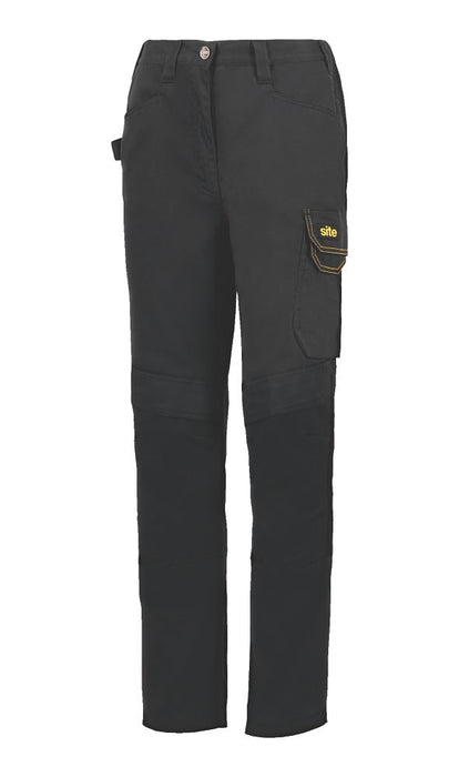 Pantalon de travail pour femme Heyward Site, noir, taille 44, longueur 79 cm