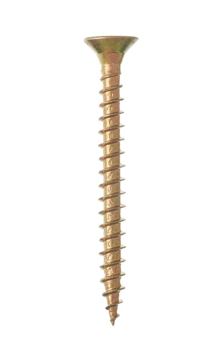 Tornillos autorroscantes multiuso PZ de doble avellanado Goldscrew, 4 mm x 40 mm, pack de 200