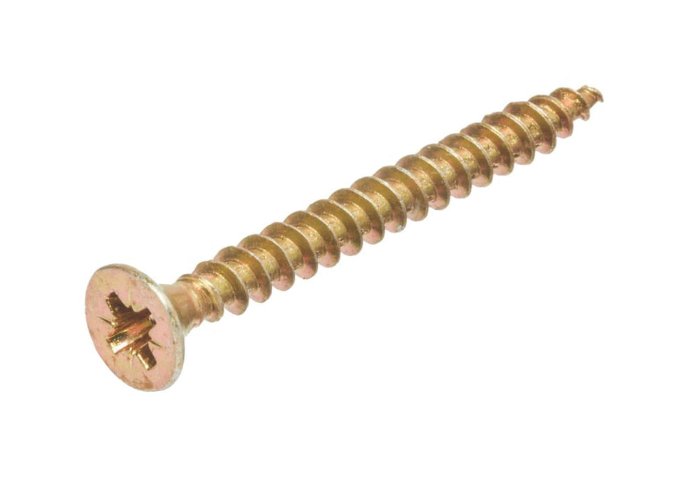 Goldscrew  PZ Double-Countersunk Self-Tapping Multipurpose Screws 4mm x 40mm 200 Pack