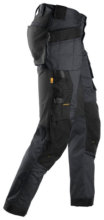 Pantalon extensible Snickers AllroundWork gris/noir, tour de taille 35", longueur de jambe 30", 1 paire
