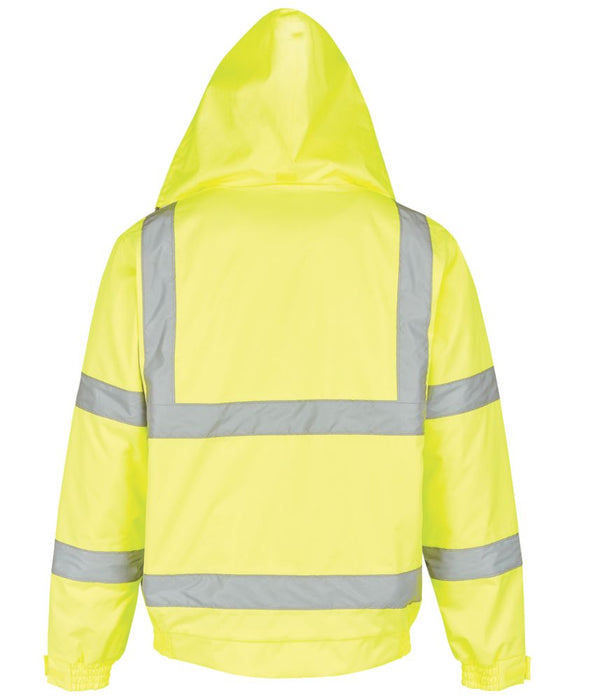 Site Battell, chaqueta de alta visibilidad, amarillo, talla M (pecho 50")