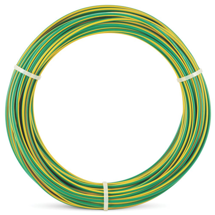 Przewód do rurki kablowej Time 6491X 2,5 mm² 1-żyłowy zielono-żółty bęben 25 m