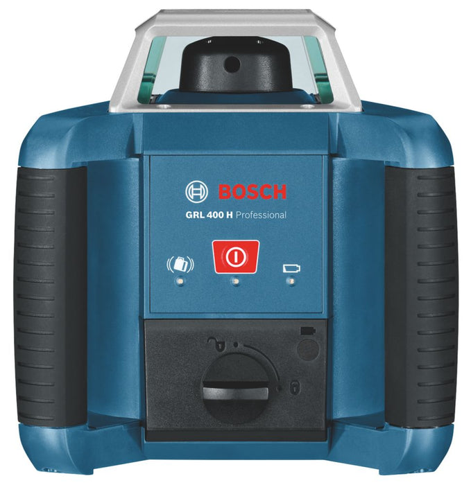 Bosch - Nivel láser giratorio rojo autonivelante con receptor GRL400