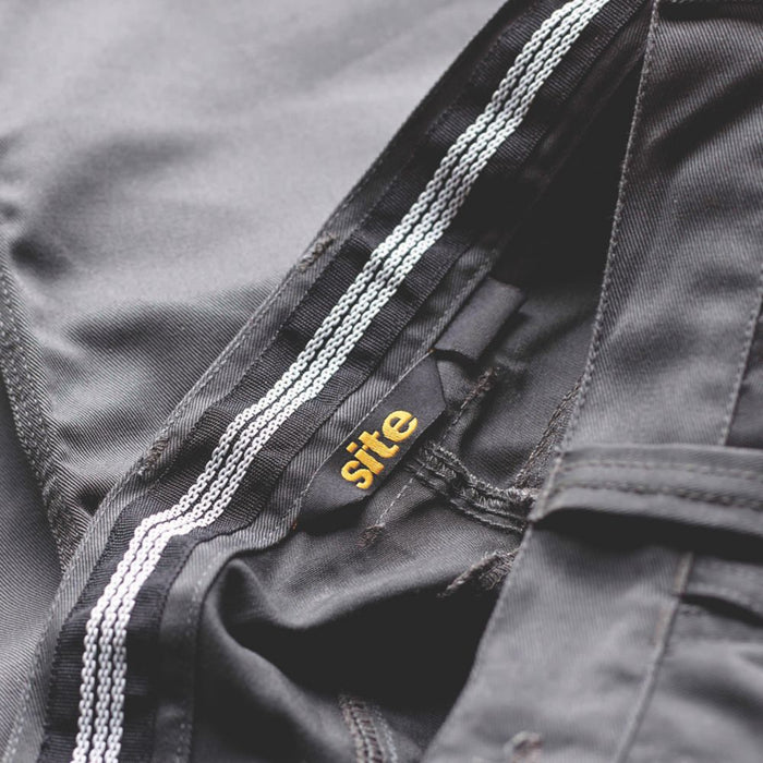 Site Jackal, pantalón de trabajo, gris/negro (cintura 40", largo 30")