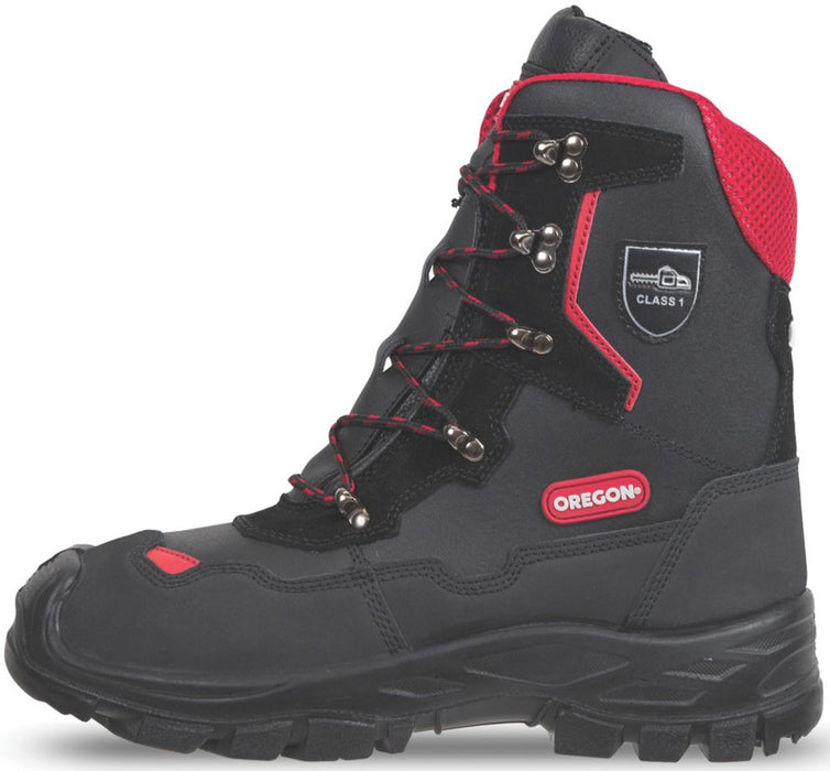 Buty robocze bezpieczne dla pilarzy Oregon Yukon czarne rozmiar 5,5 (39,5)