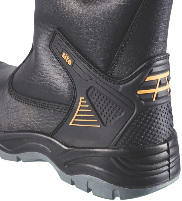 Site Hydroguard   Safety Rigger Boots Black Size 8