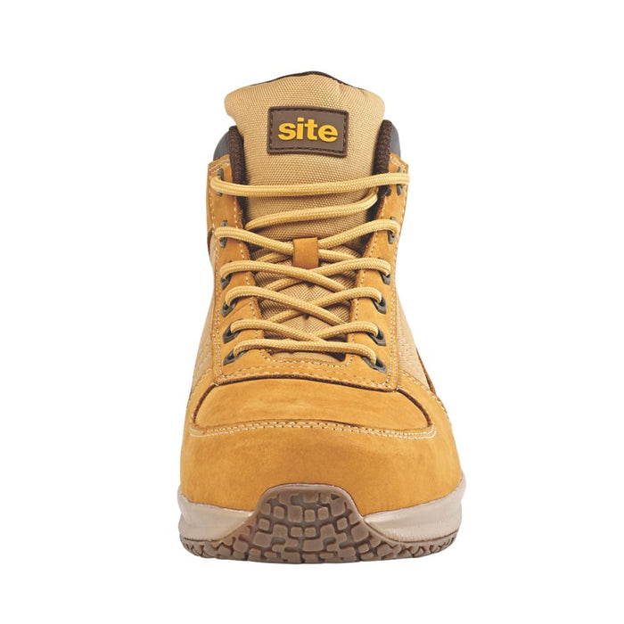 Site Sandstone, botas deportivas de seguridad, color trigo, talla 10