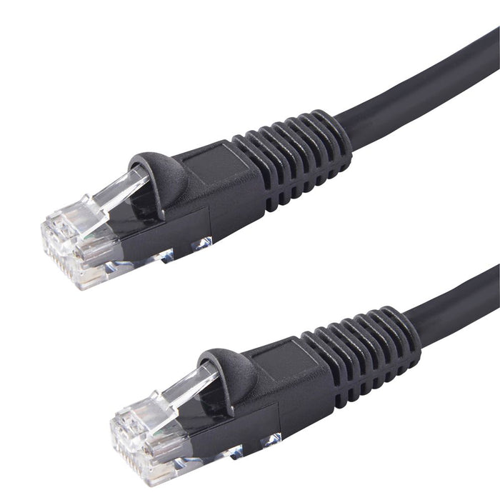 Kabel Ethernet RJ45 kat. 6 czarny nieekranowany 3 m
