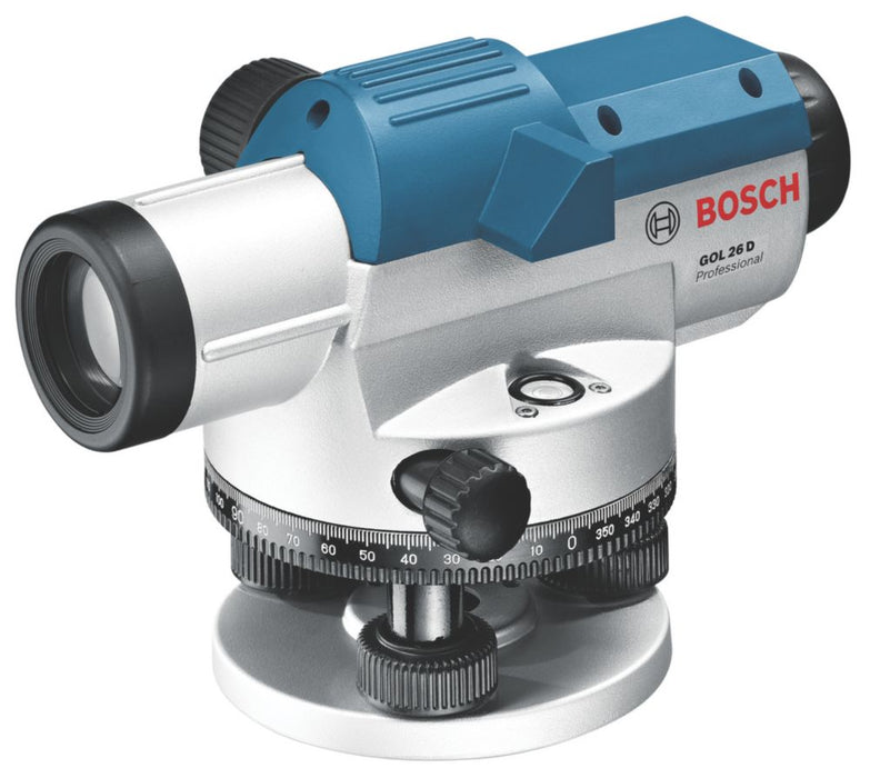 Zestaw automatycznego niwelatora optycznego Bosch GOL26D