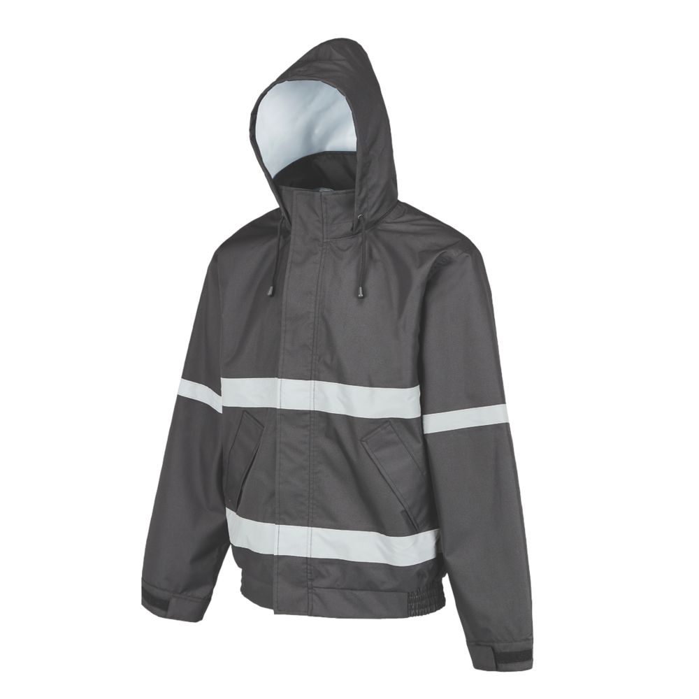 Site Cleworth Jacket Black Medium — Screwfix EU