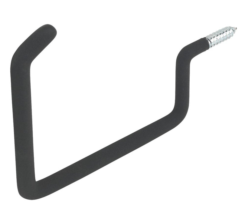 Crochet de rangement carré antidérapant à visser à usage intensif Smith & Locke noir 190 x 158mm