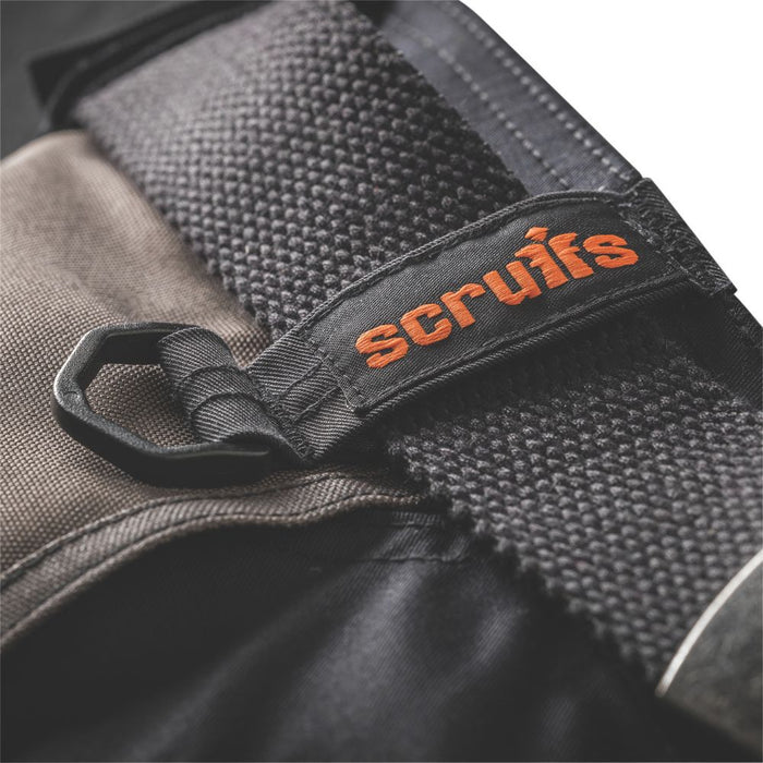 Scruffs Pro Flex Holster, pantalón de trabajo, negro (cintura 34", largo 30")