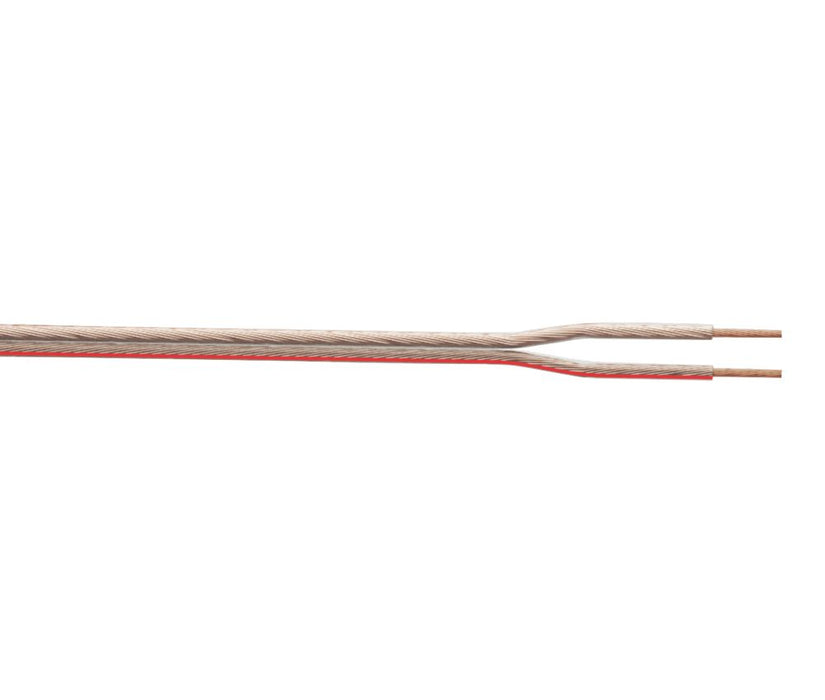 Time - Cable de altavoz de 27 hilos, transparente, rollo de 50 m