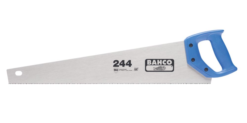 Bahco - Sierra de mano para madera de 7 dientes por pulgada, 20" (500 mm)