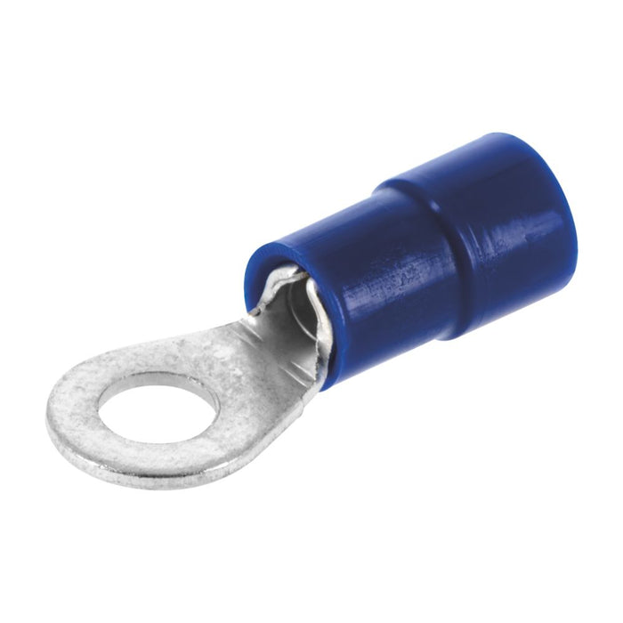 Klauke Insulated Blue 8mm Ring Crimp Terminal 100 Pack