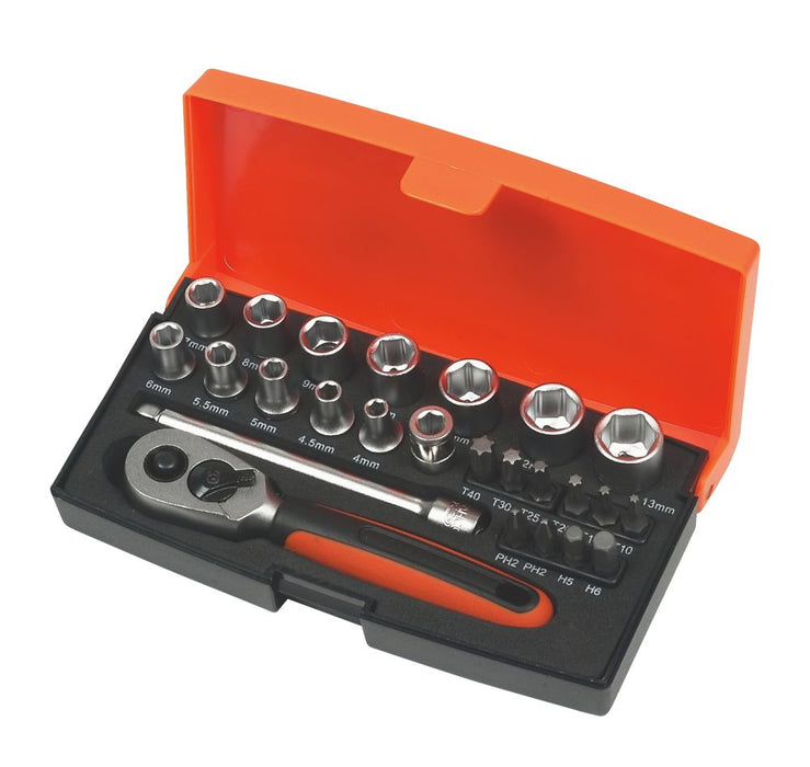 Bahco SL25 14" Drive Socket Set 25 Pcs