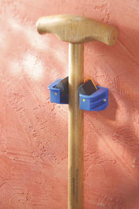 Smith & Locke - Colgador de herramientas individual, negro/azul,55 x 103 mm
