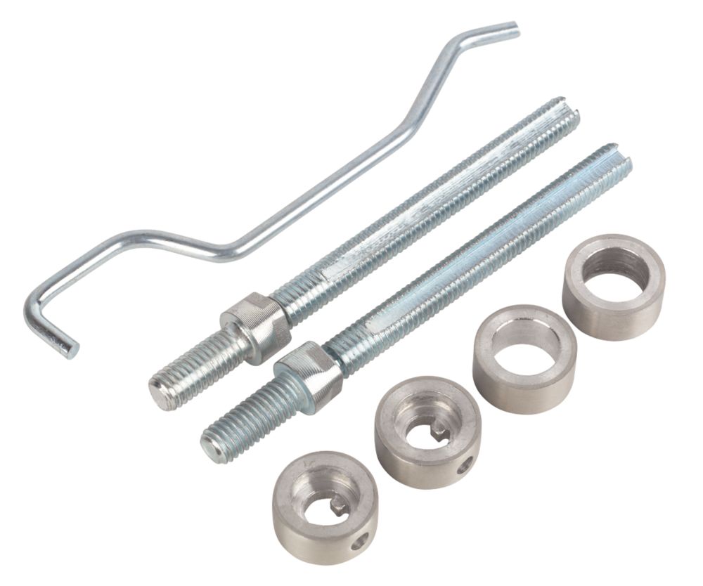 Eurospec Fire Rated Back-to-Back D Pull Handle Fixing Kit — Screwfix EU